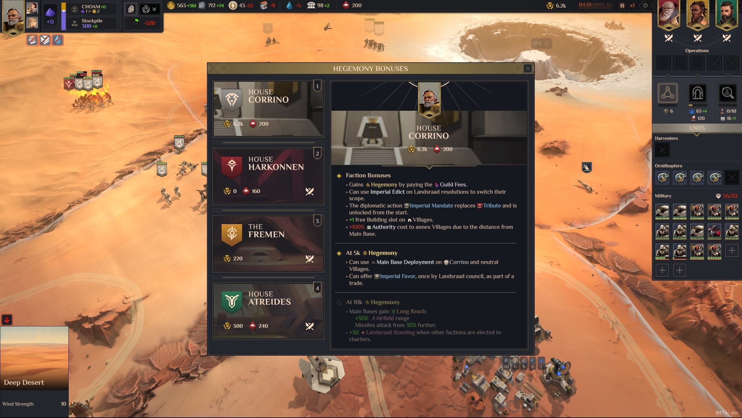 Dune Spice Wars Corrino ss2