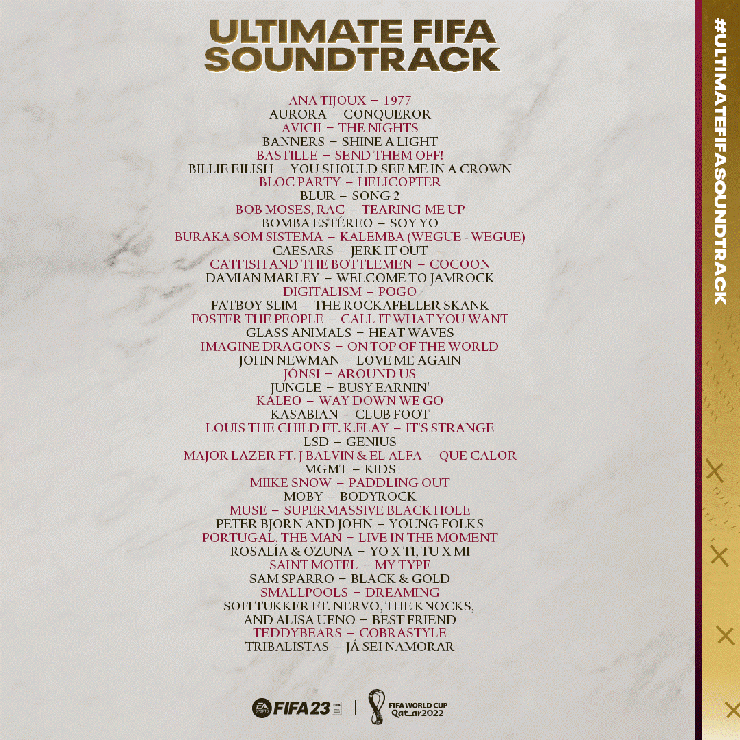 EA Sports revela la banda sonora