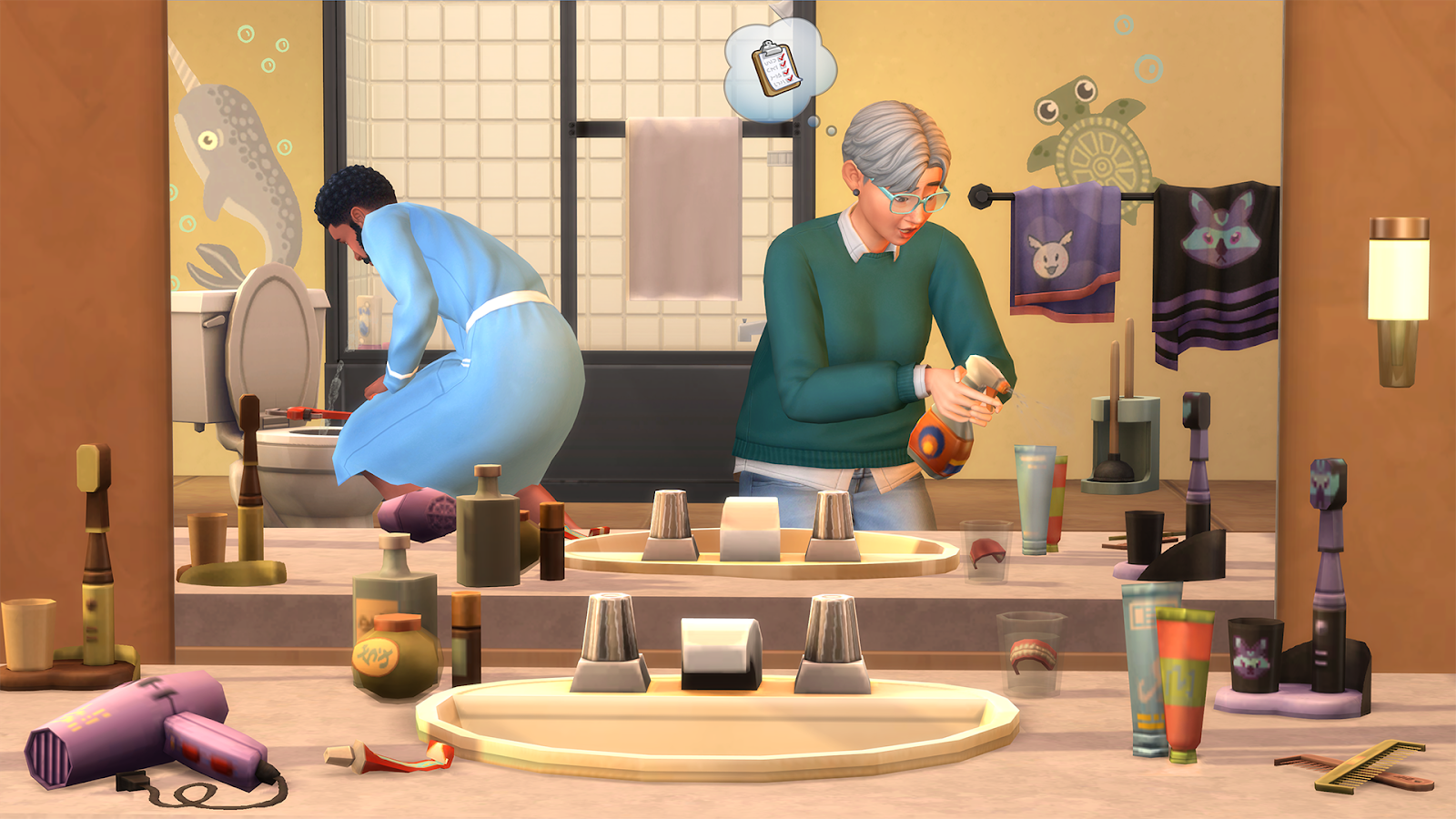 Los Sims 4 Kit baños decorados
