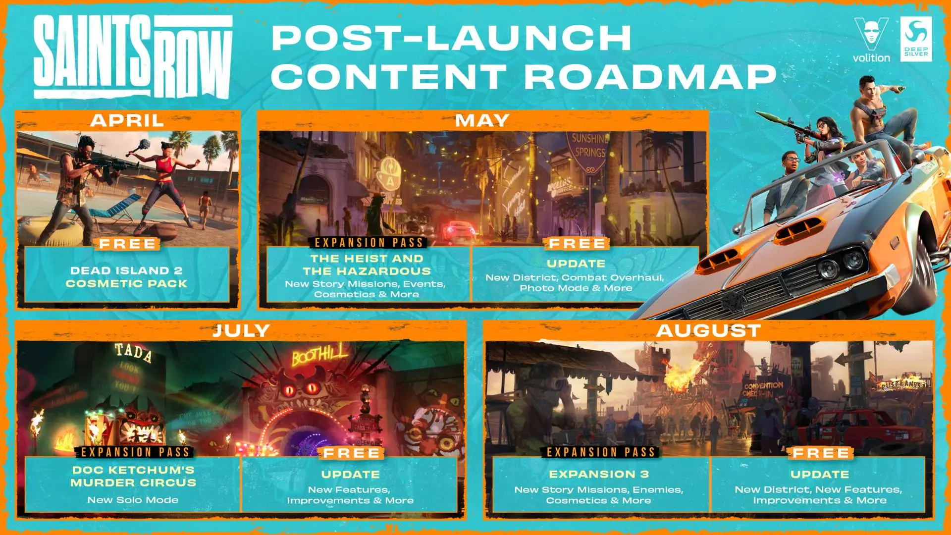 Saints Row Pase de Expansión 2023 W Arata