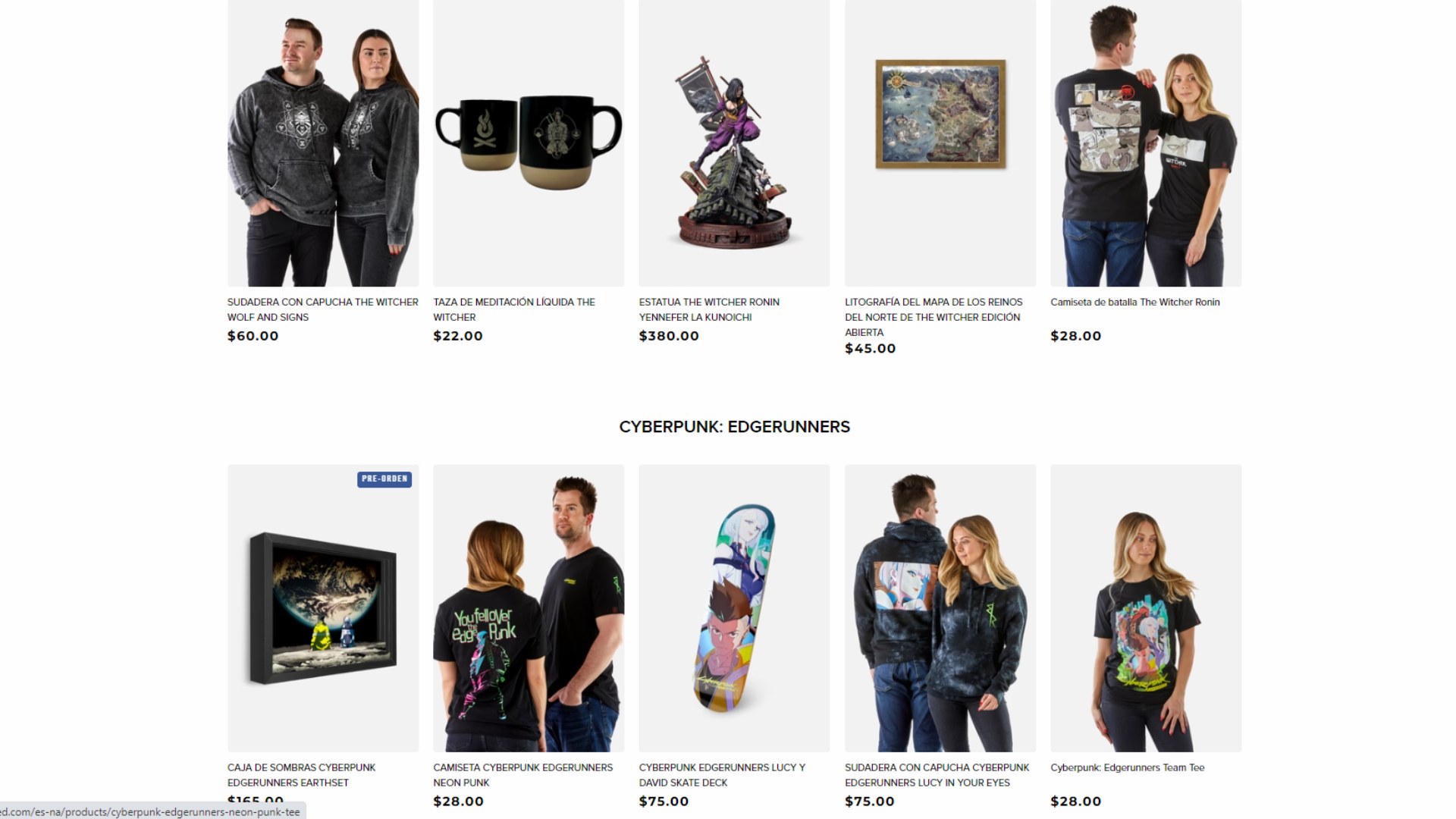 Inauguración de la Nueva Tienda en Línea CD PROJEKT RED GEAR Arata