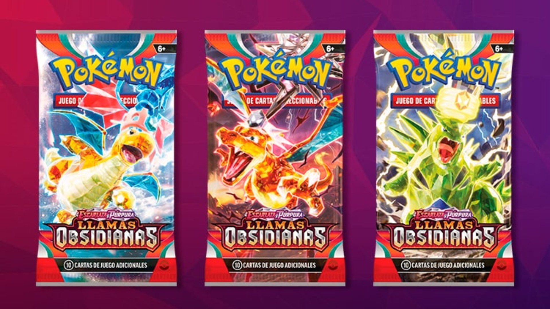 Pokémon, titulada "Escarlata y Púrpura-Llamas Obsidianas"