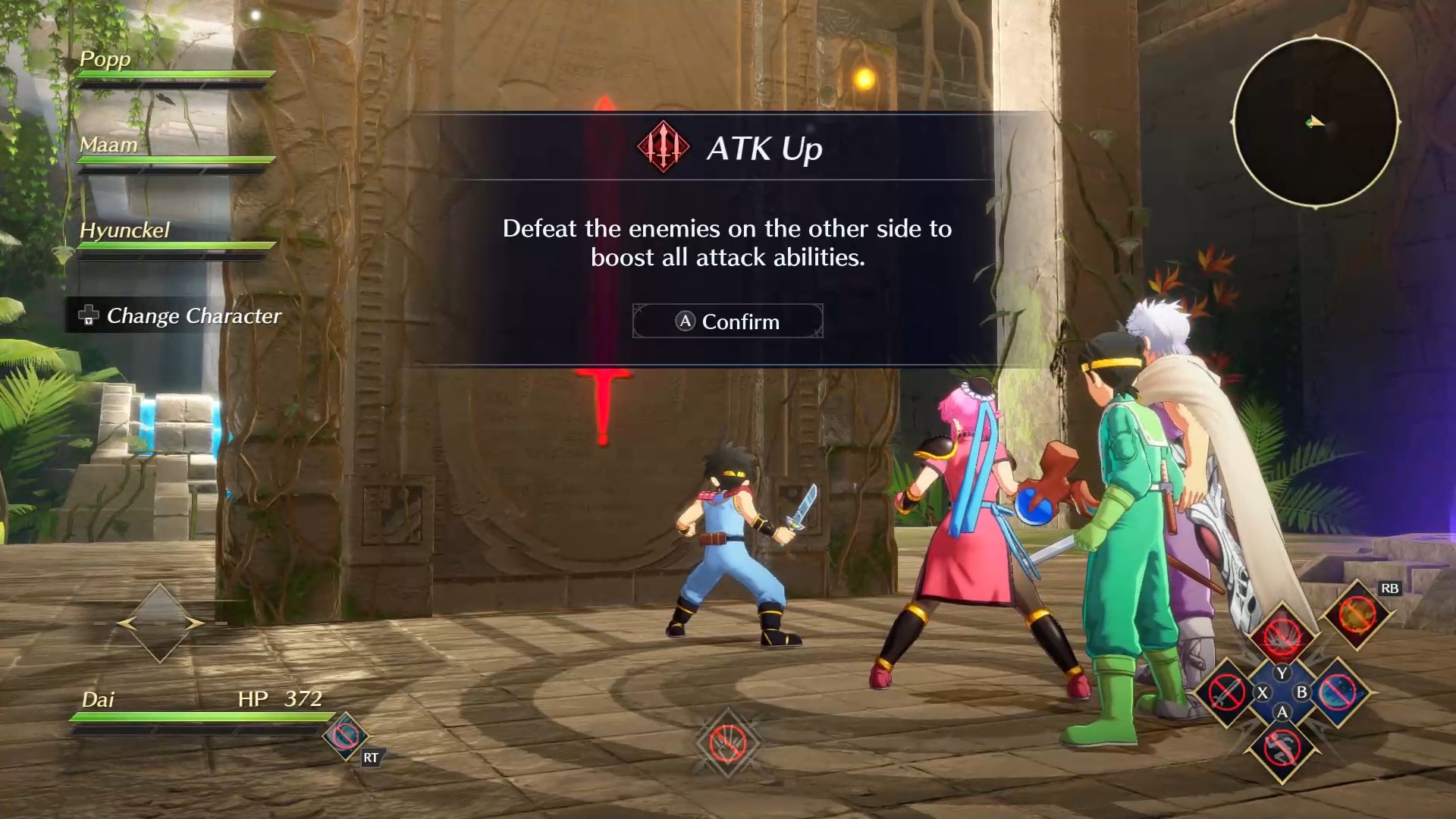 nuevos modos el "Templo del Recuerdo" y el Modo Desafío, que pondrán a prueba las habilidades de los fanáticos de DRAGON QUEST The Adventure of Dai