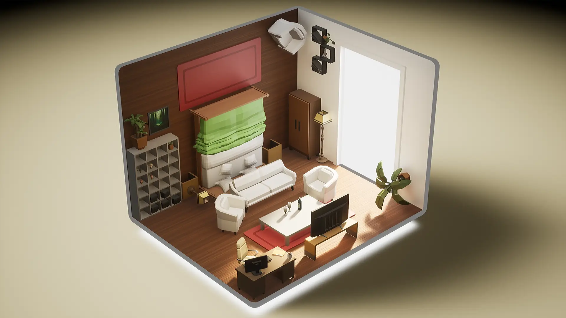 Furnish Master PhysicsRoom