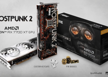 Sapphire Radeon 7700 x Frostpunk 2 W Arata