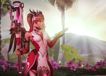 Overwatch 2 - Mercy de Oro Rosa