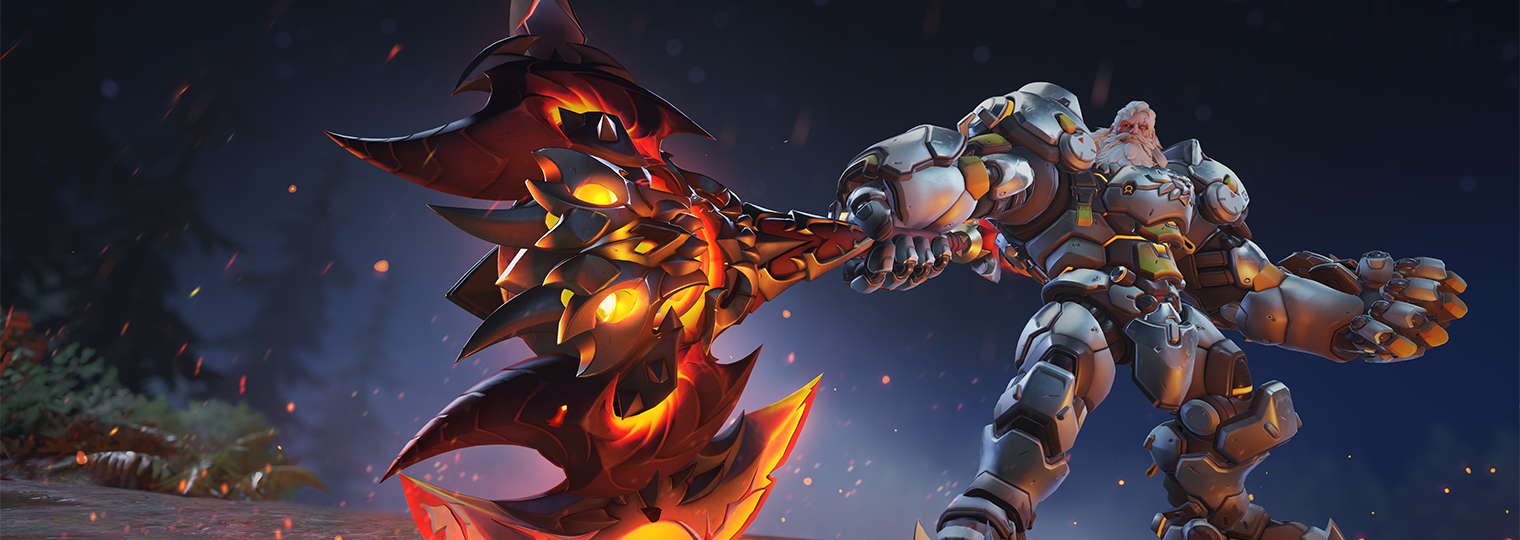 Overwatch 2 Reinhardt Demonio encadenado