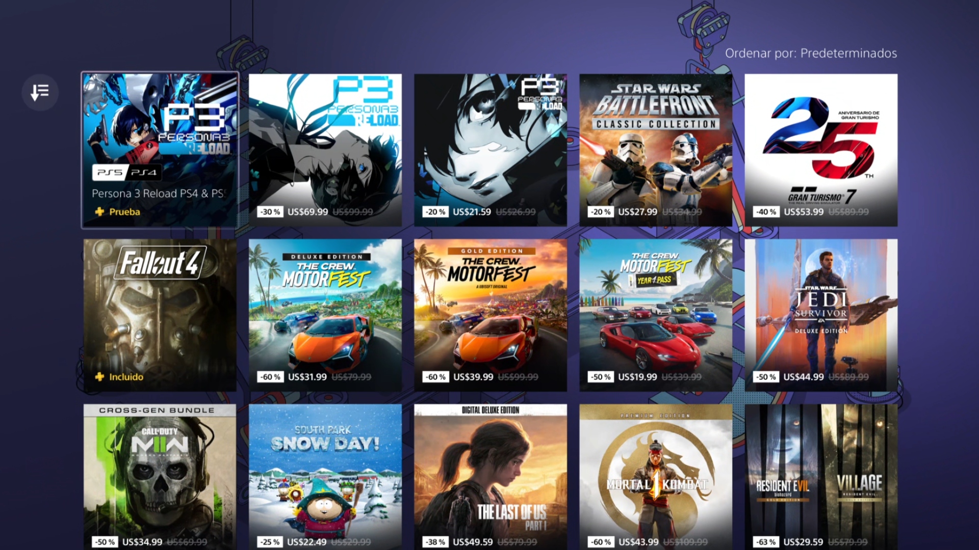 Aprovecha los increíbles descuentos en la PlayStation Store.