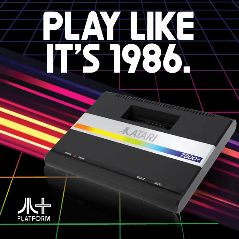 Atari 7800 + _ Consola
