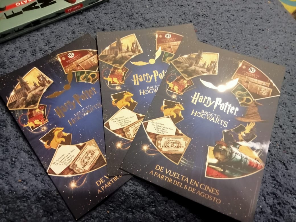Boleto conmemorativo Back to Hogwarts.