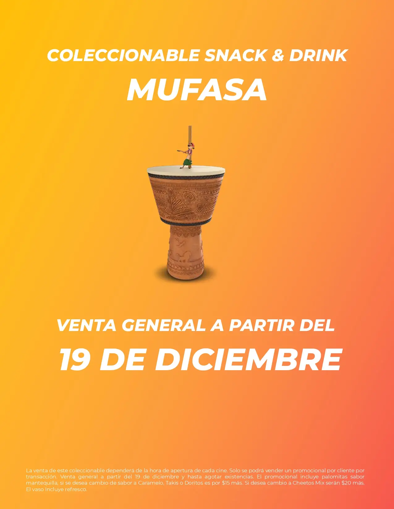 Mufasa VENTA GENERAL MUFASA CINÉPOLIS