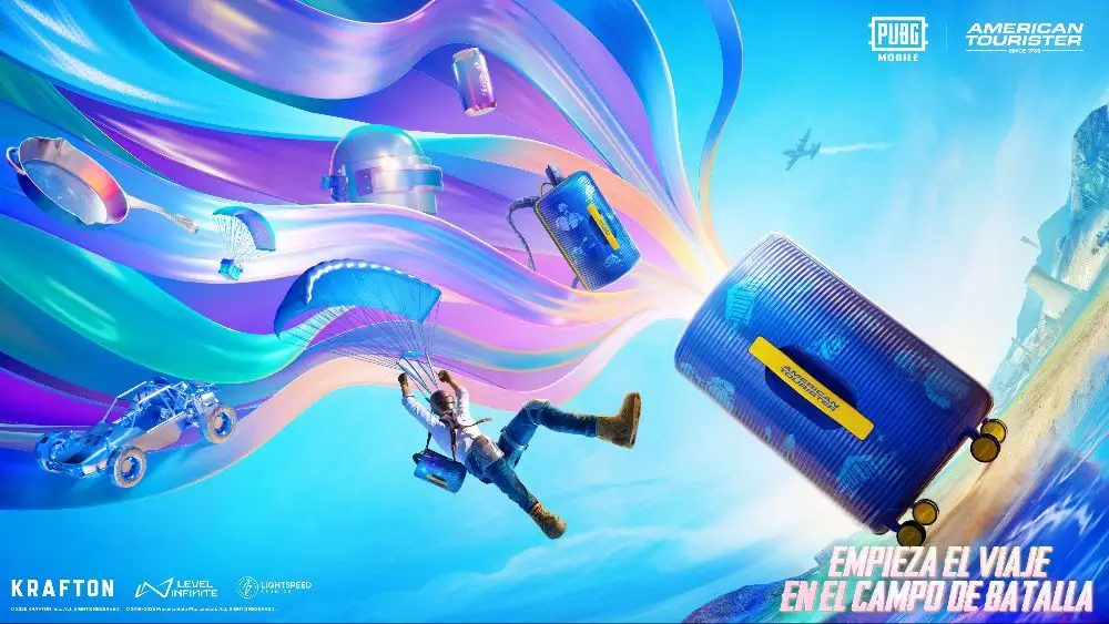 PUBG MOBILE y American Tourister 1