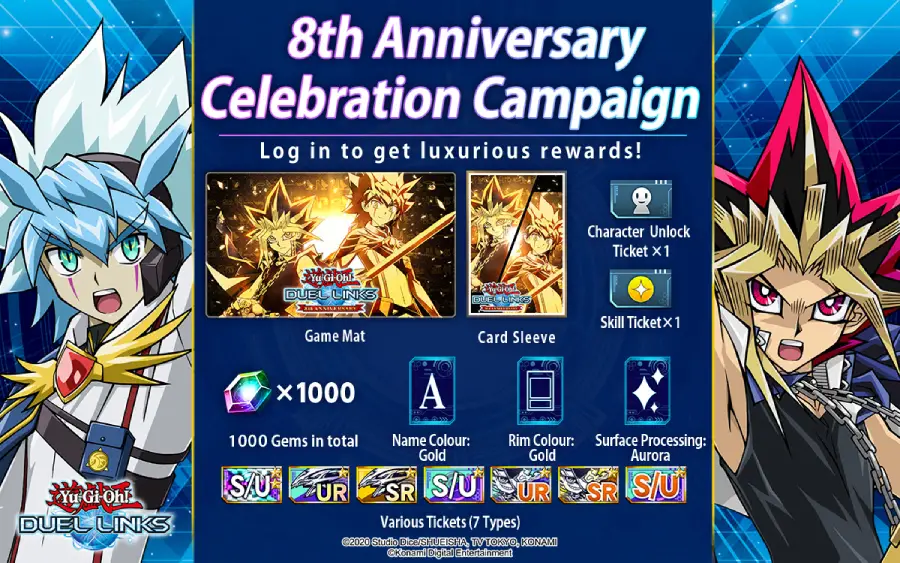 ¡YU-GI-OH! DUEL LINKS - 8º ANIVERSARIO ss2