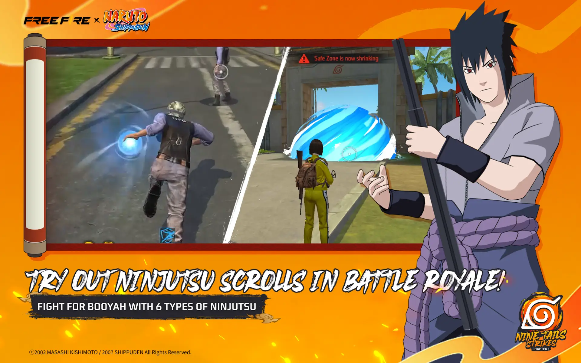 Free Fire y NARUTO SHIPPUDEN 4