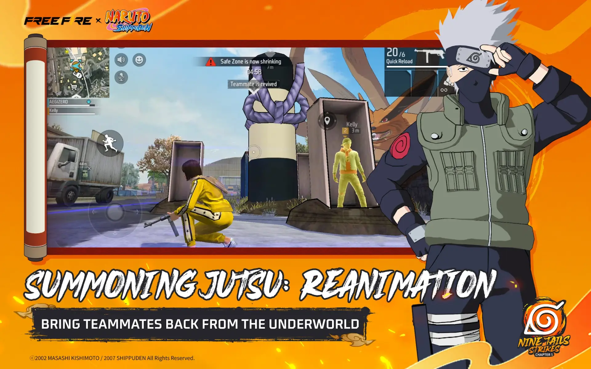 Free Fire y NARUTO SHIPPUDEN 5