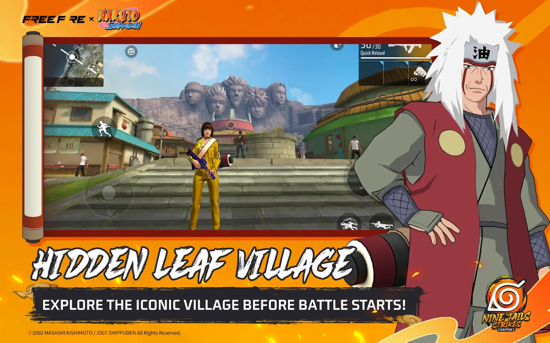 Free Fire y NARUTO SHIPPUDEN 7