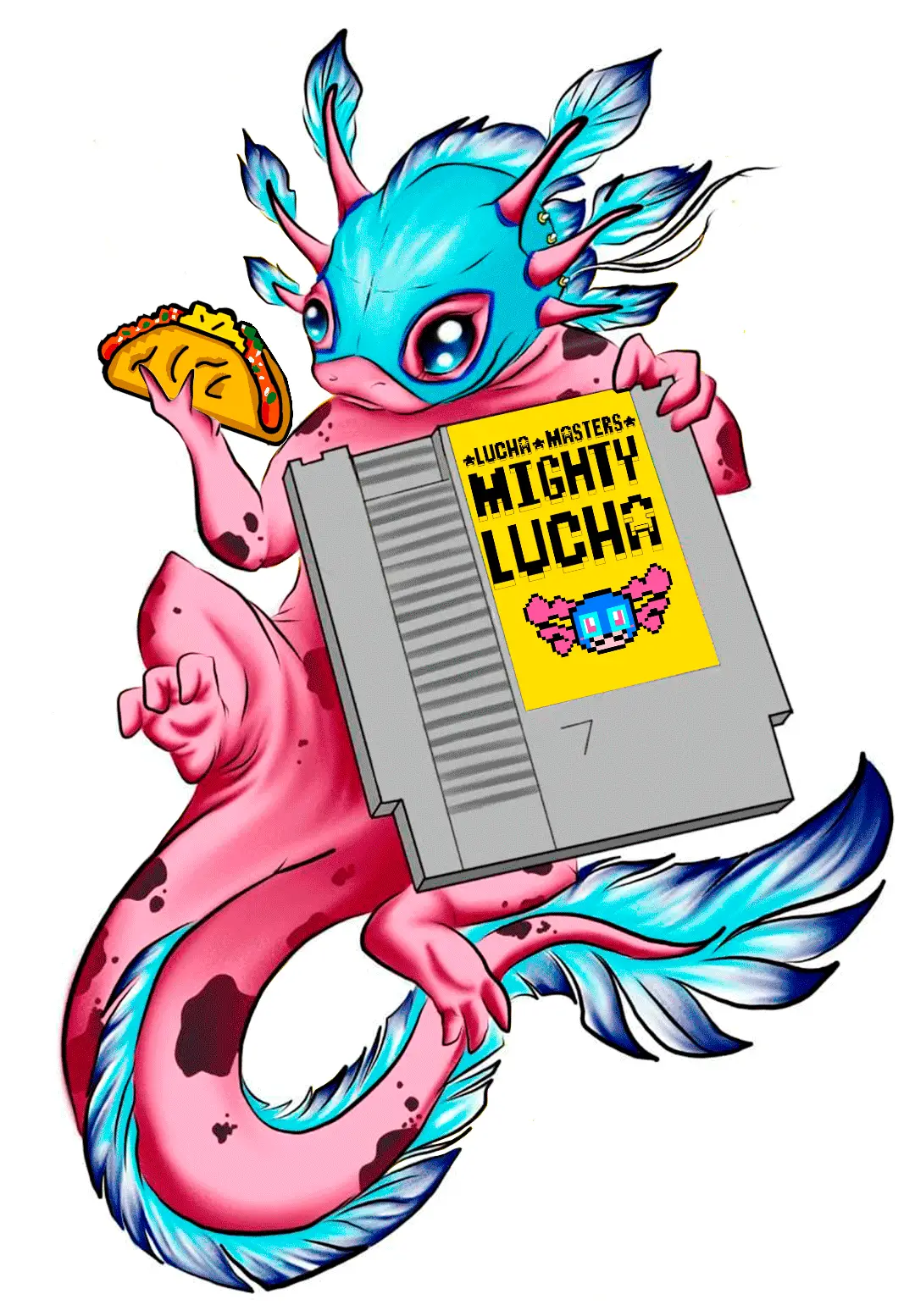Mighty Lucha Ajolote cartucho 1