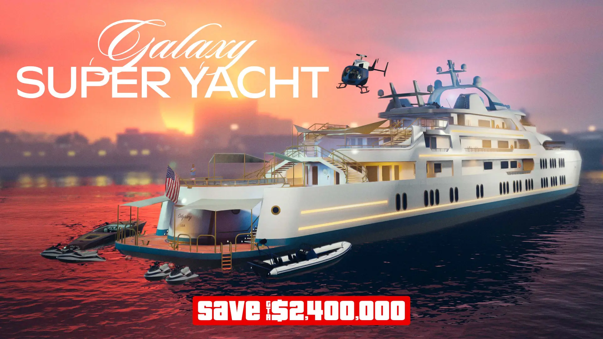GTA Online Galaxy Superyacht