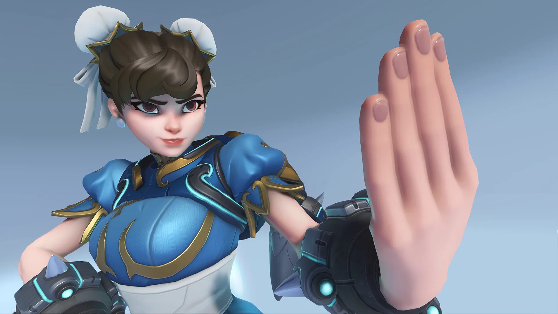 Overwatch 2 x Street Fighter 6 - Juno como Chun-Li