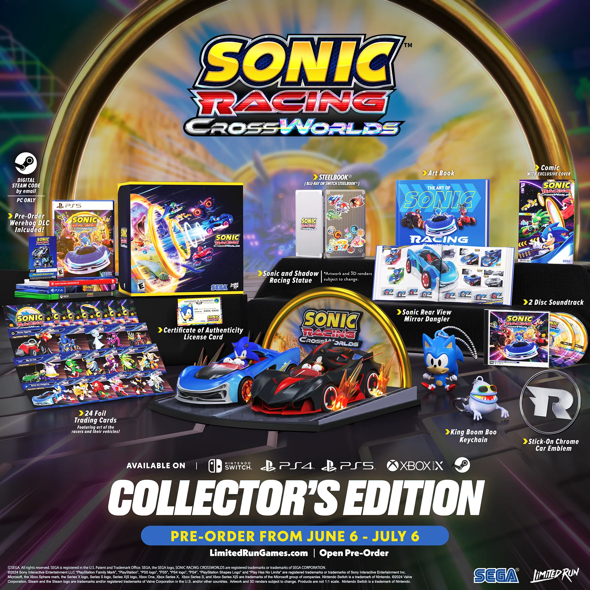 Sonic Racing: CrossWorlds Physical Collector's Edition