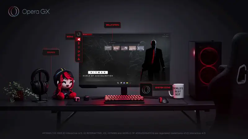 Opera GX x Hitman 1