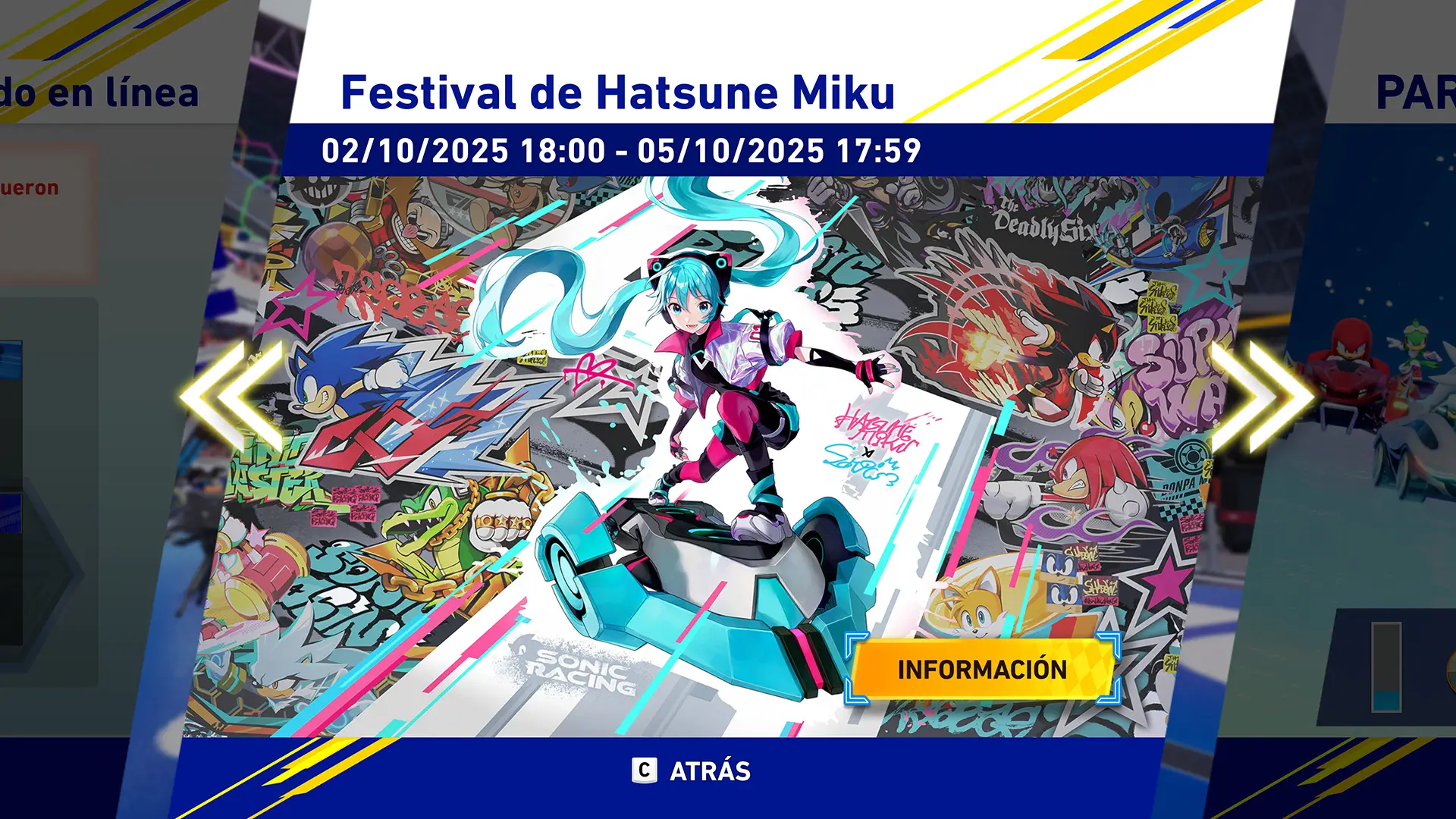 Sonic Racing CrossWorlds - Festival de Hatsune Miku