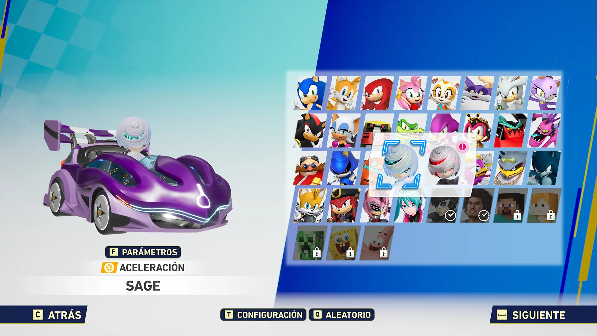 Sonic Racing CrossWorlds - SAGE