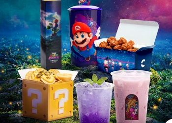 Menu temático Super Mario Galaxy