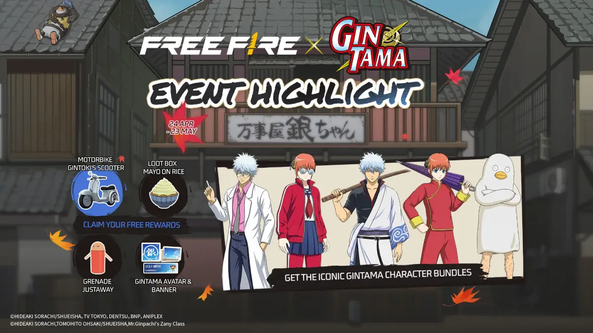 Free Fire x GINTAMA