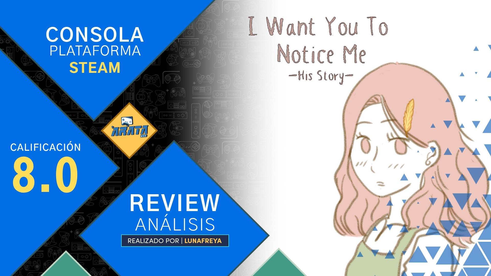 I Want You To Notice Me: His Story
