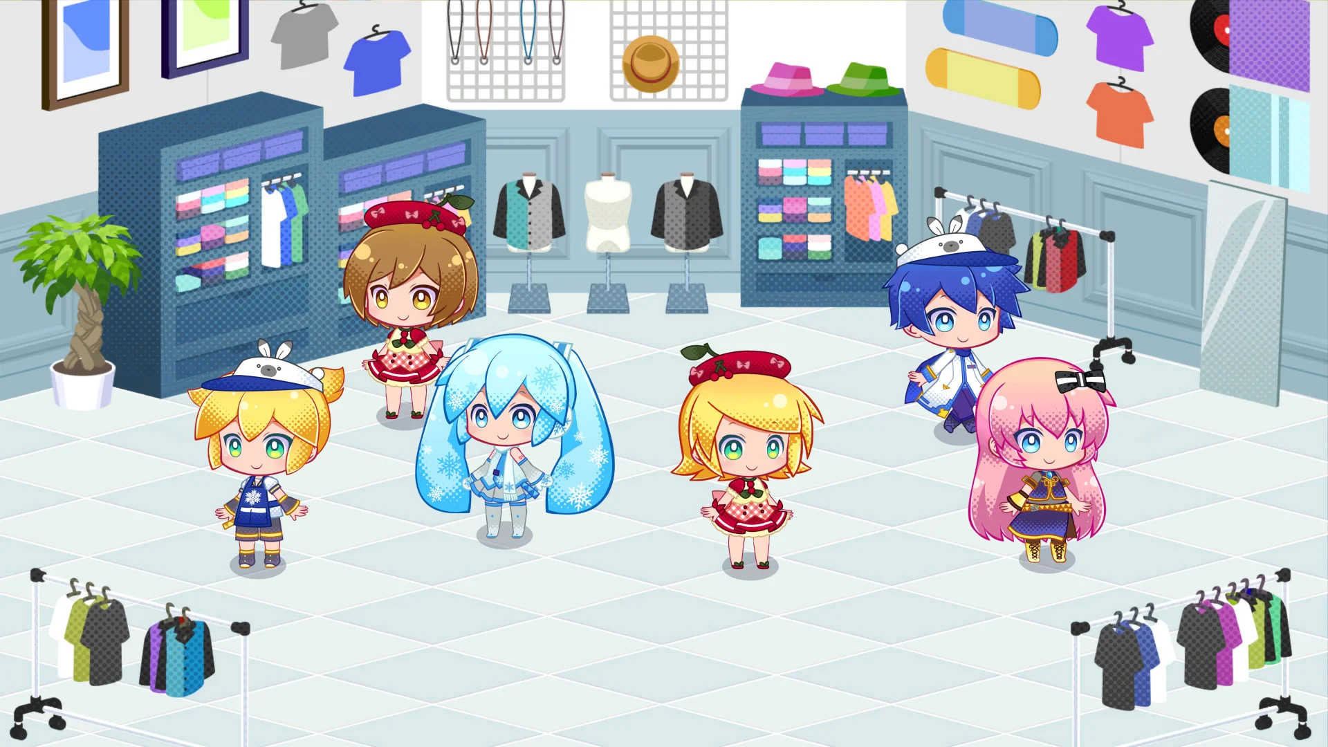 Hatsune Miku Logic Paint S+ - SNOW MIKU Sky Town
