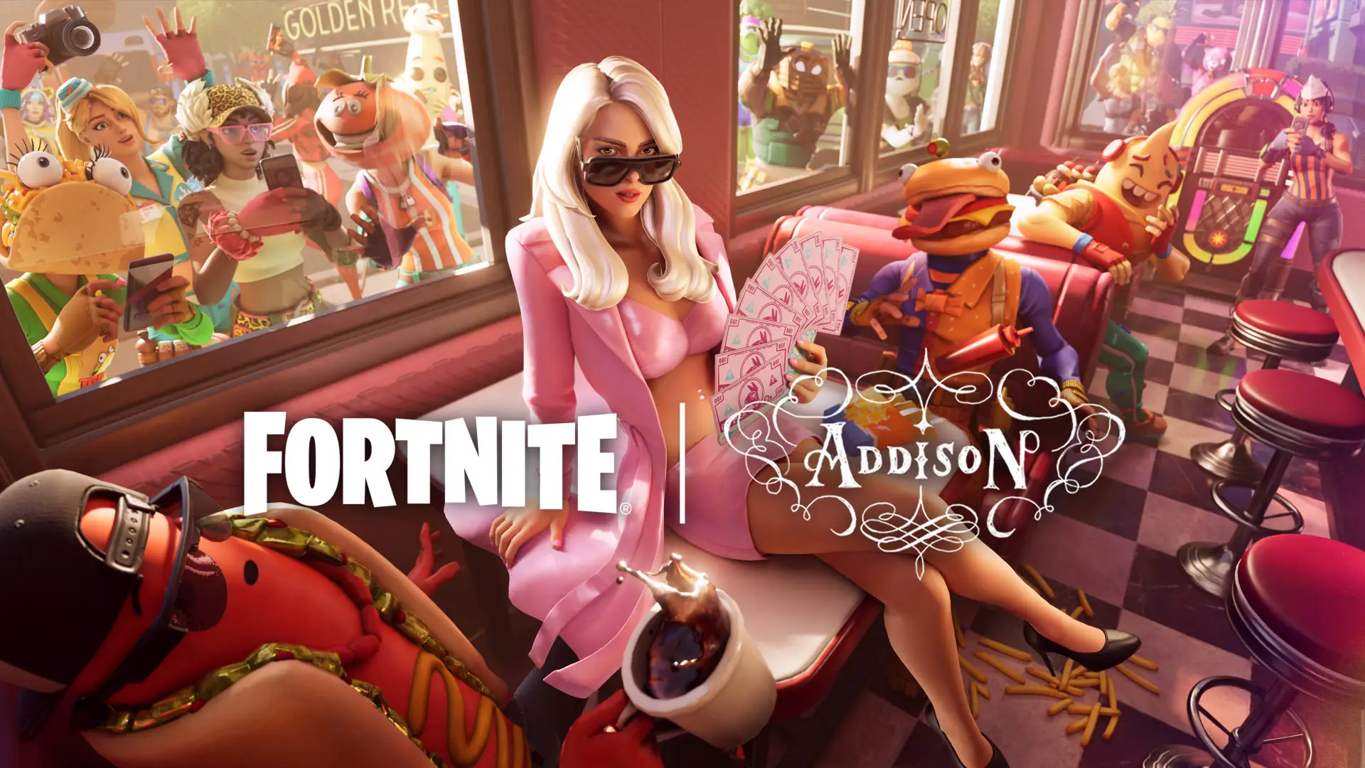 Addison Rae x Fortnite